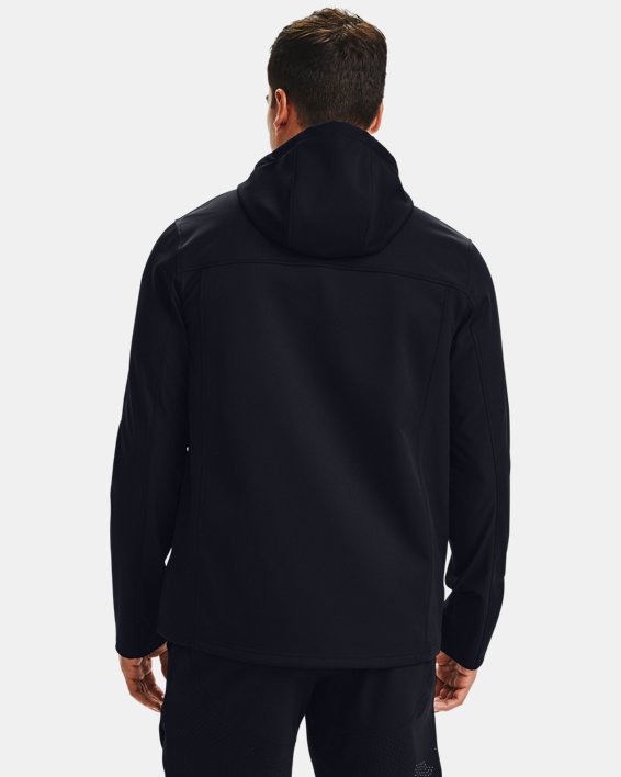 Men's ColdGear® Infrared Shield Hooded Jacket, Black, pdpMainDesktop image number 1